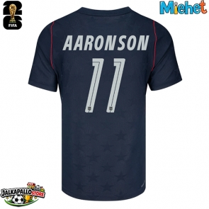 Yhdysvallat Brenden Aaronson #11 Vieraspaita MM-kisat 2026 Lyhythihainen